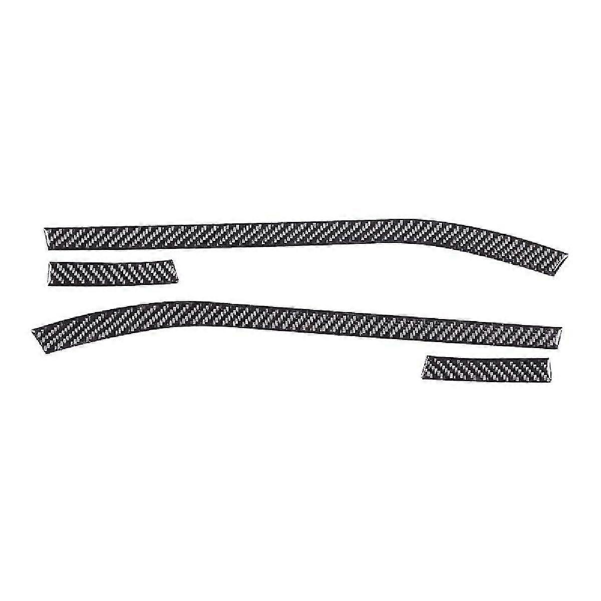 For 2022-2023 Headlight Eyebrow Sticker Real Carbon Fiber Soft XYT
