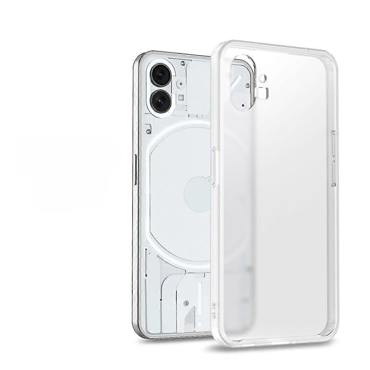 For Nothing Phone 2 Case Frosted Clear, Hard Pc & Soft TPU Protective Case For Nothing Phone 2 Shockproof Anti-drop