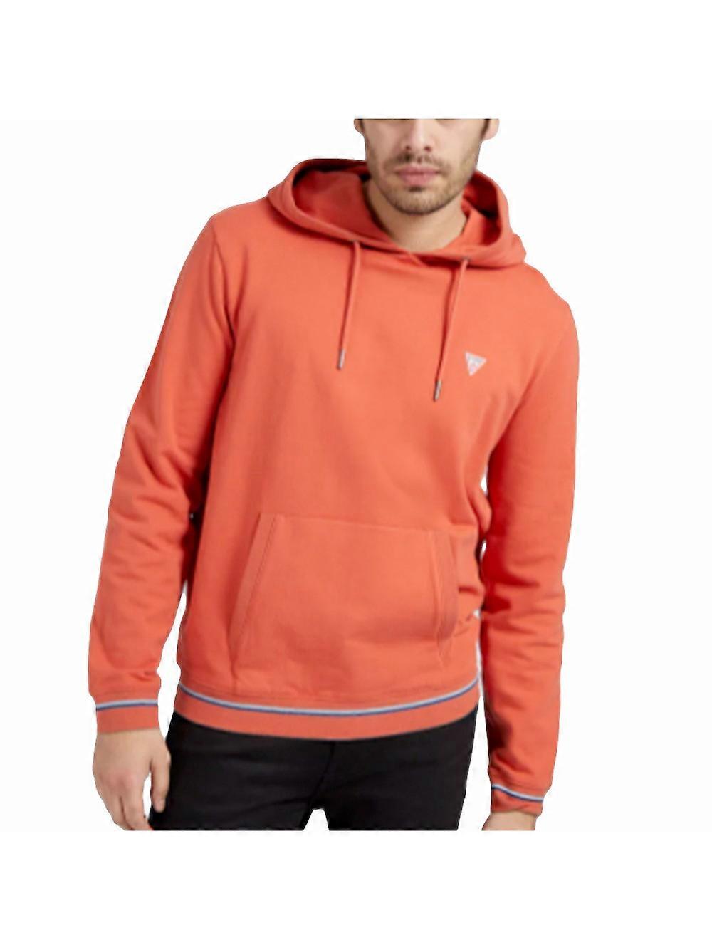 男士 Guess Style 前卫衣 橙色