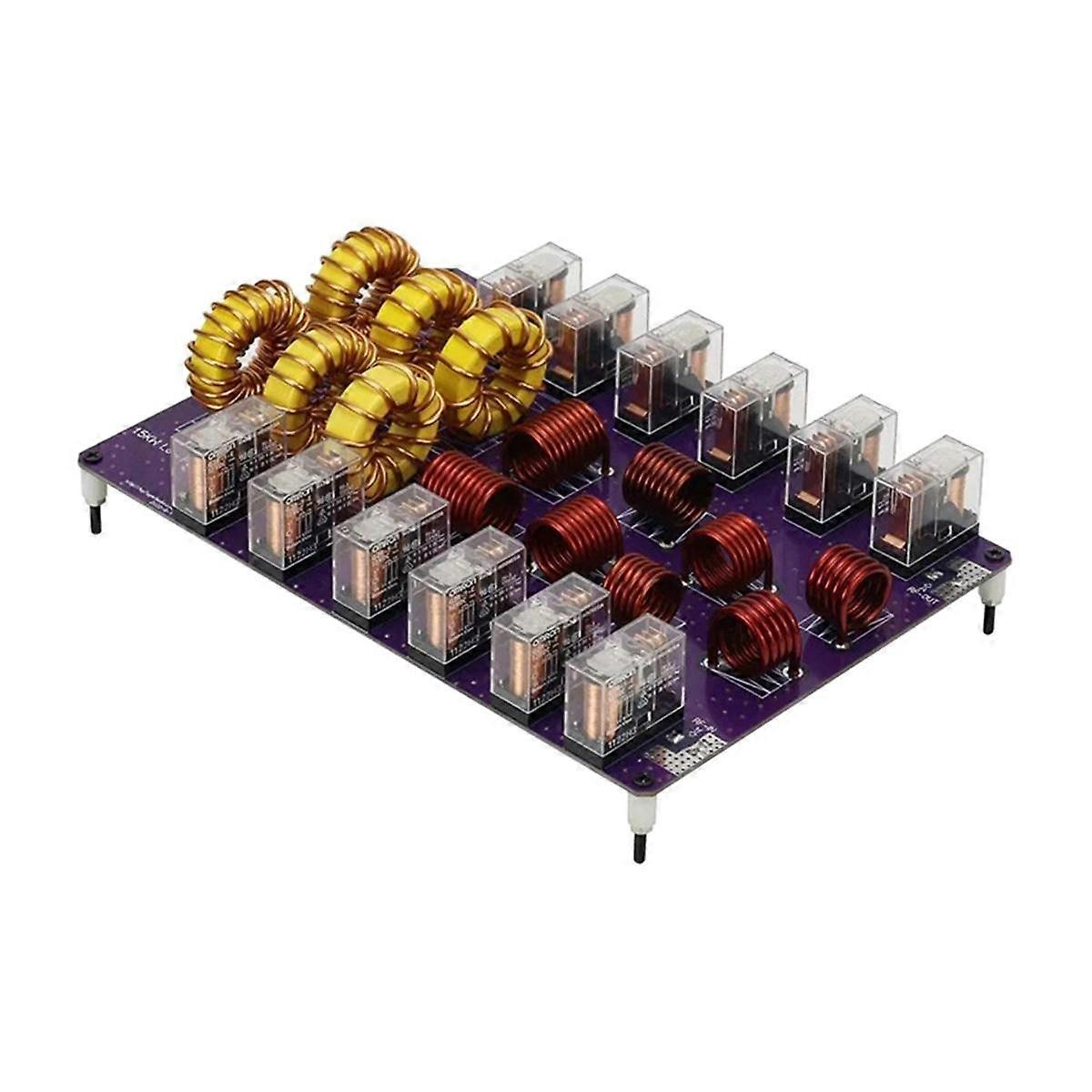 LowPass Filter Board Shortwave HF 10 Band Low-Pass Filter 1500W 50Ohm 1.8-54MHZ Support SSB CW FM f