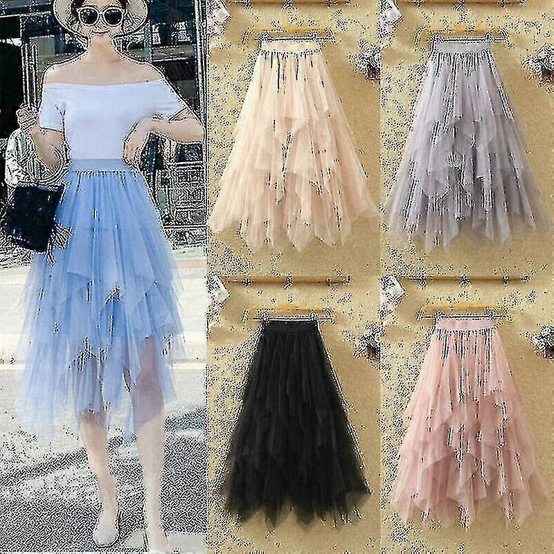 Women's Tulle Skirt, Elastic High Waist Underskirt