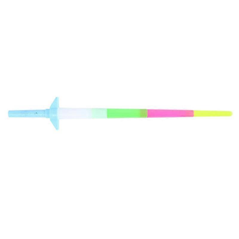 4 Section Extendable LED Glow Sword Kids Toy Flashing Stick Concert Party Props