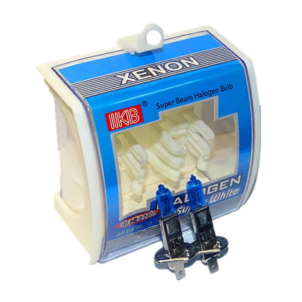 High Quality 2X H1 55W Halogen Xenon White Car Auto Light Source Fog Headlight Parking light lights 6000K DC12V