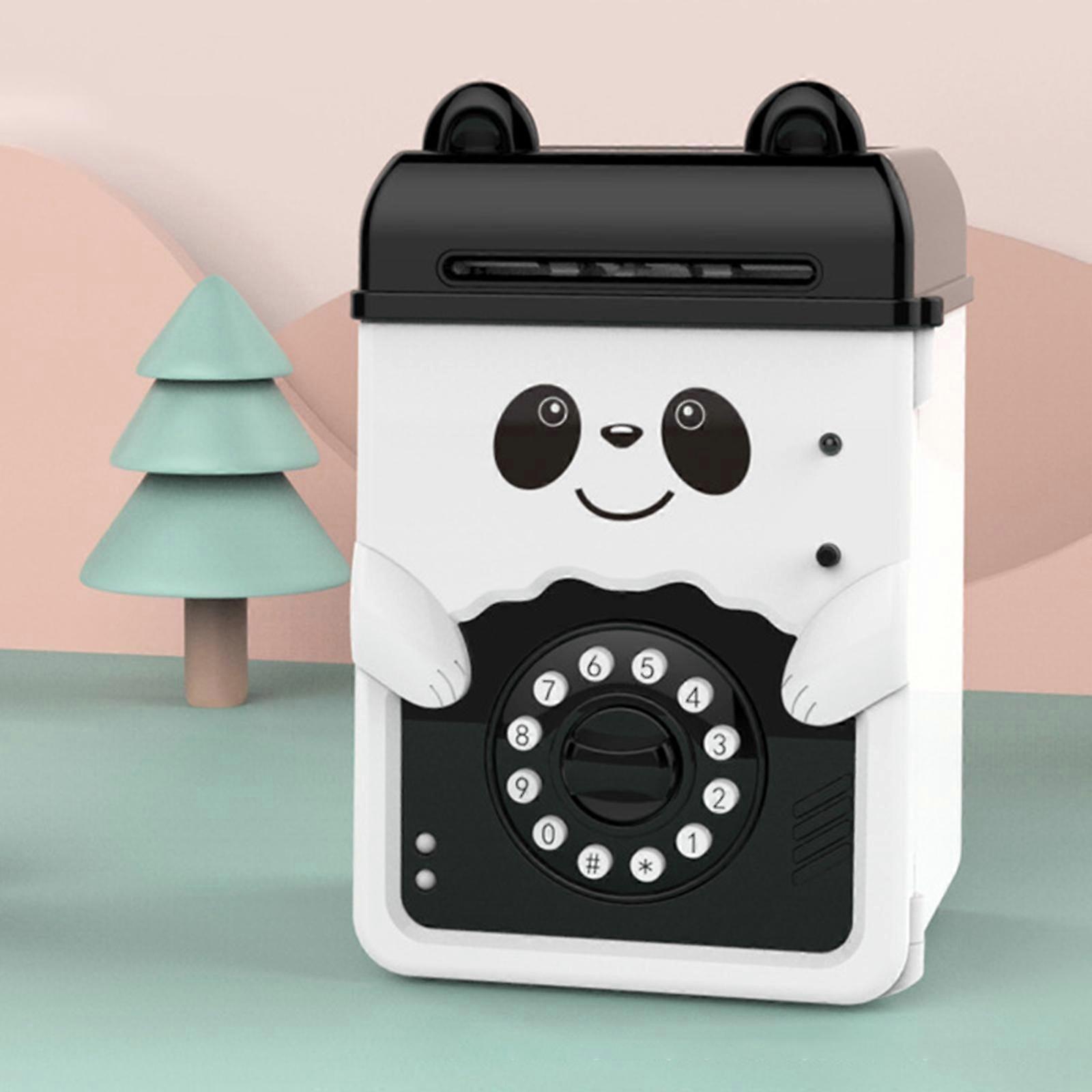 Children Piggy Bank for Kids with Password Setting Automatic Roll Money ,High Capacity Password Code Lock, For Boys and Girls