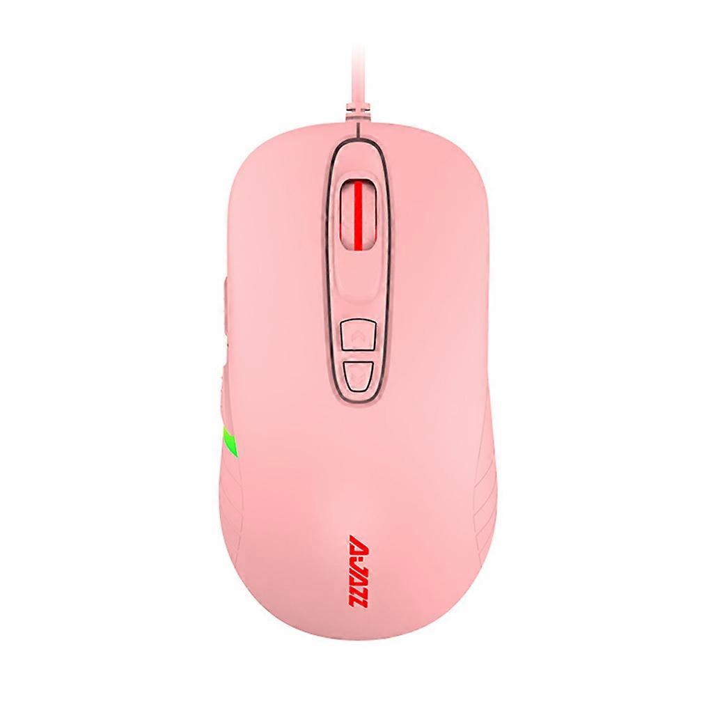 Adjustable RGB Backlit Optical Wired Mouse Ergonomic Design for Laptop Computer