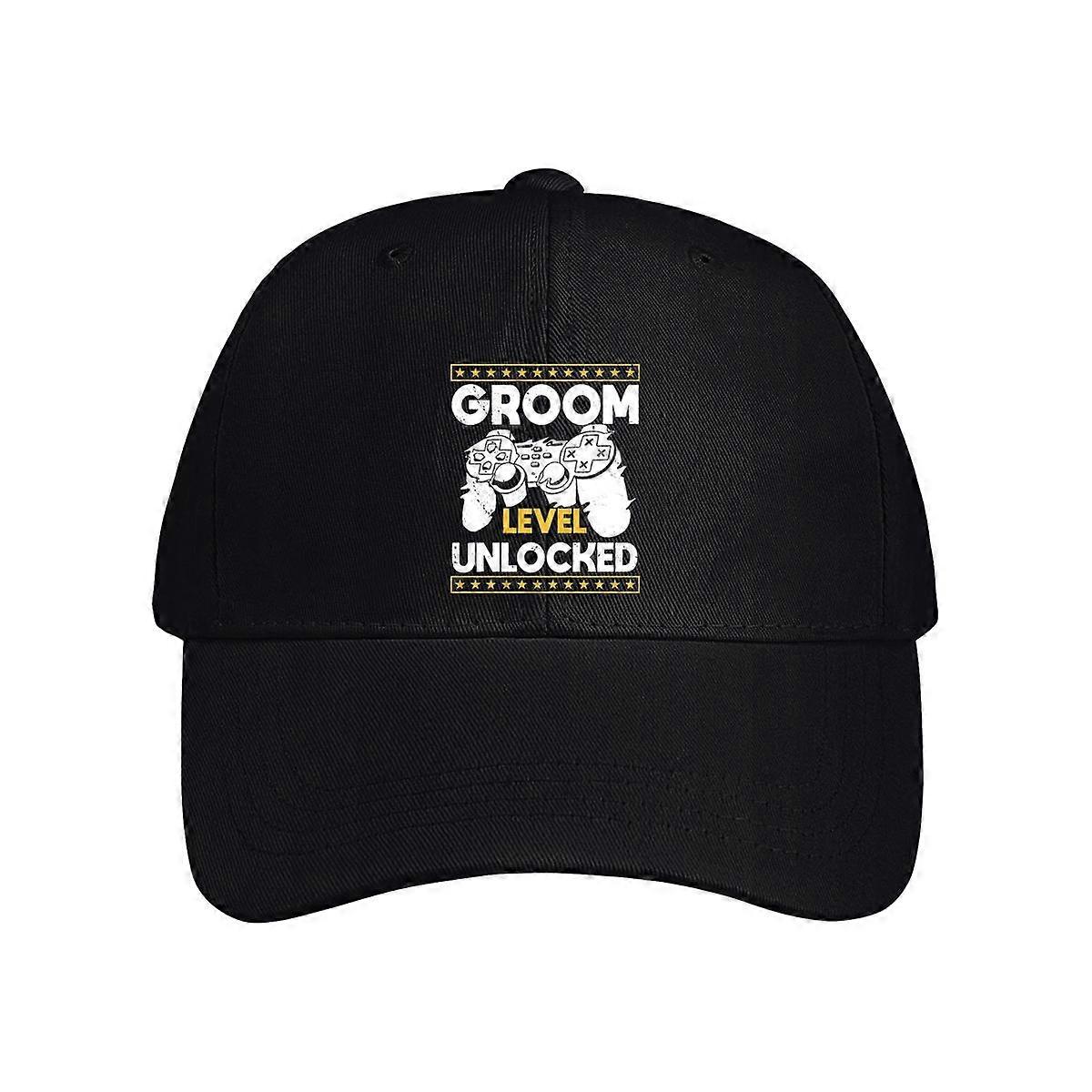 Groom Level Unlocked Baseball Cap