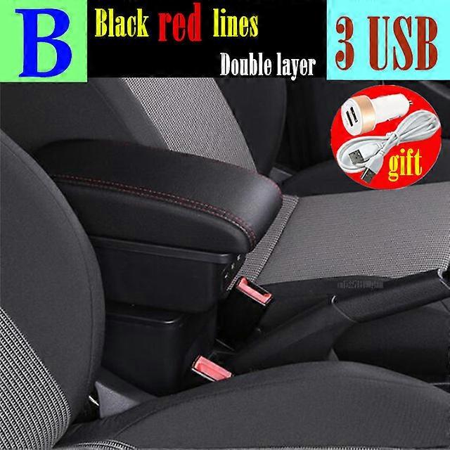 イビサ6jアームレストボックスセントラルストアコンテンツ収納ボックスシートアームレストボックスUSBインターフェース用