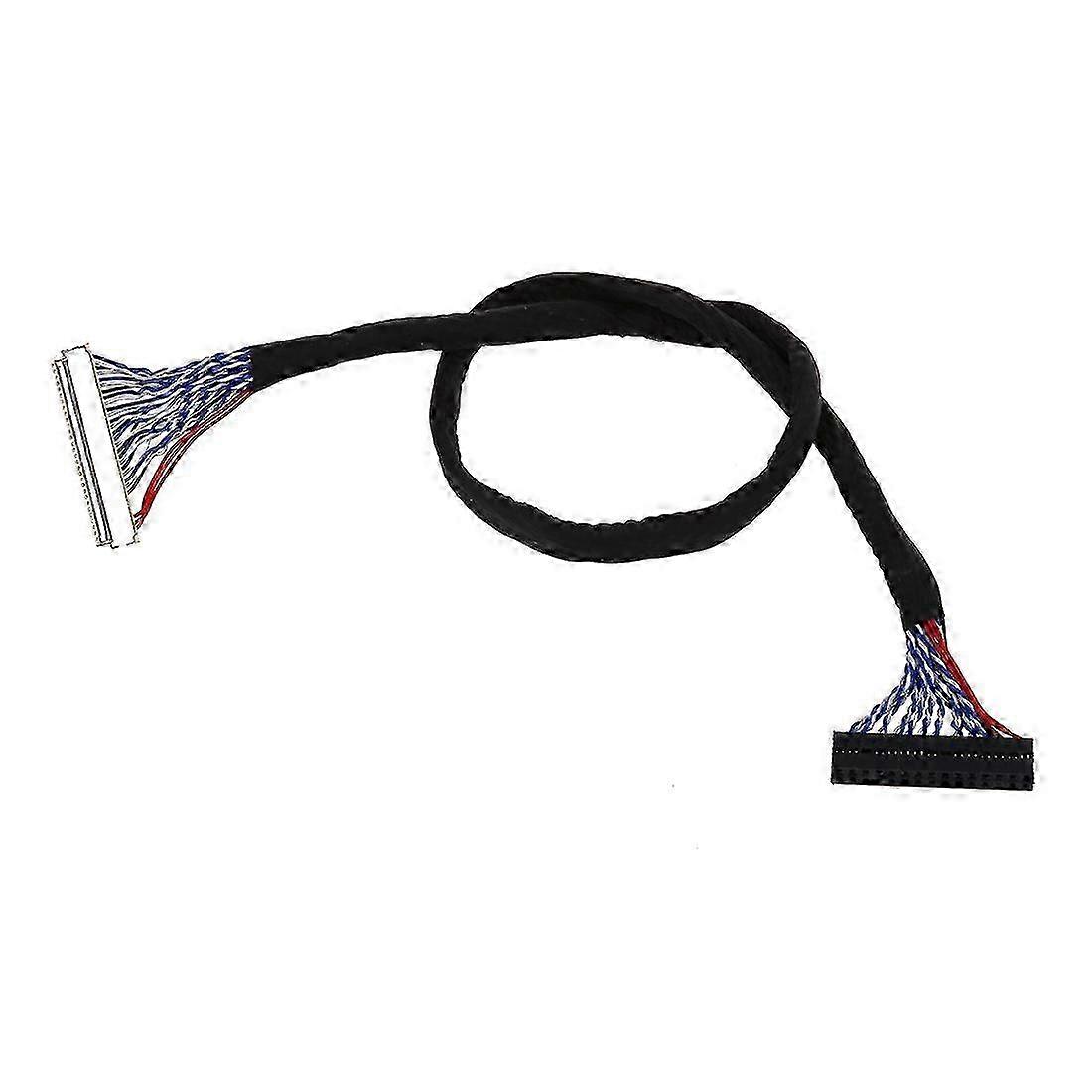 Fix 30P S8 Cable LVDS de 30 pines a 30 pines de 2 canales y 8 bits compatible con la pantalla del panel LCD