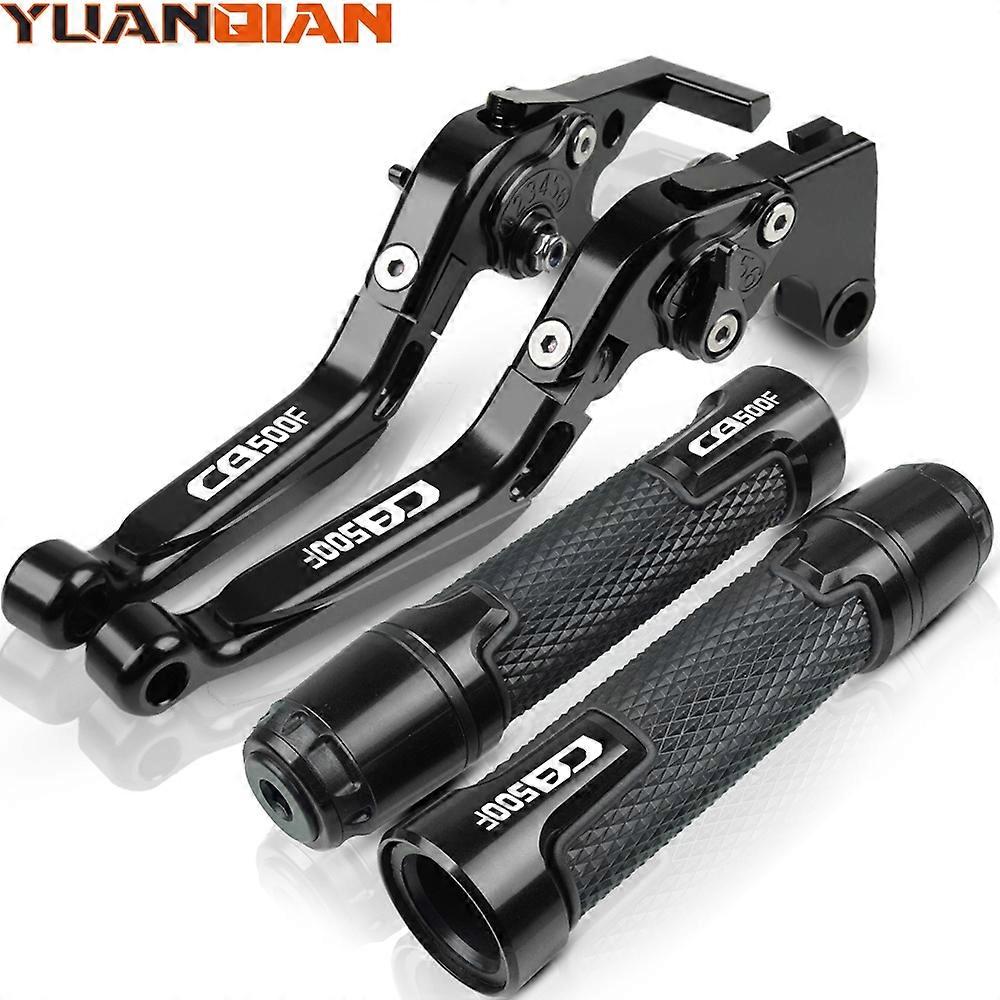 For HONDA CB500F CB 500F 2013 2014 2015 2016 2017 2018 Motorcycle  CNC Adjustable Brake Clutch Lever Handle bar Grip Ends CB500F