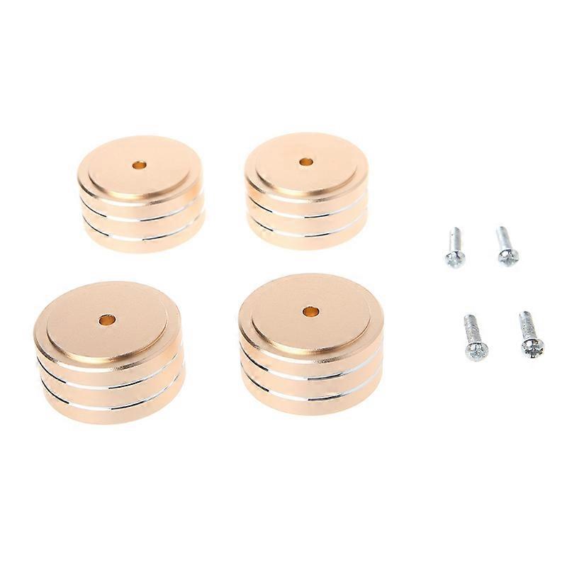 4PCS Amplifier Speaker Feet Spikes Black Ring Machine Mats Pads Replacement
