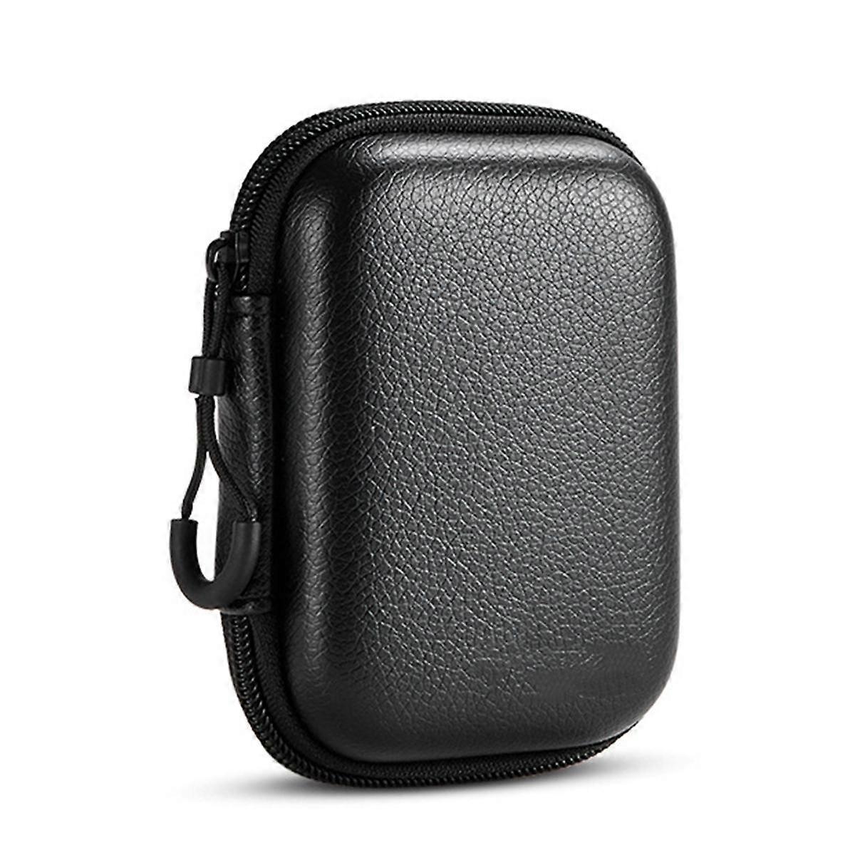 Pebbled Portable Mini Hard Shell Digital Gadgets Storage Bag Earphone Charger Case Plug Data Cable U Disk Organizer A