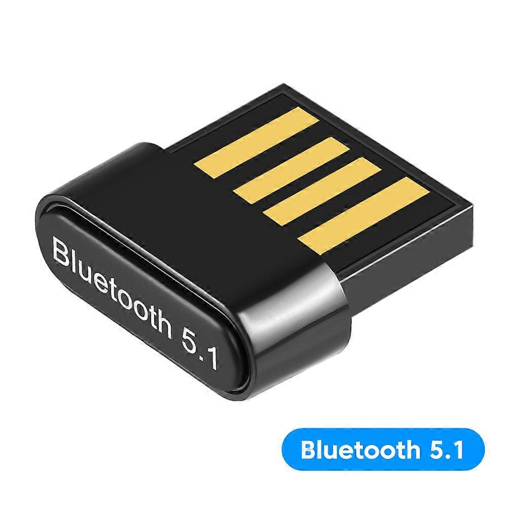 USB Bluetooth 5.3/5.1 Adapter for Windows 8.1/10/11 Audio Receiver USB Transmitter for PC Laptop Wireless Mouse Dongle Adaptador