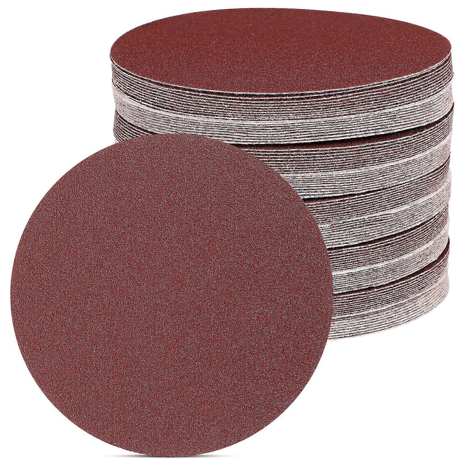 100 Pcs Sanding Discs 5 Inch Sanding Pads Multitool Sanding Pads Sandpaper Drill Attachment