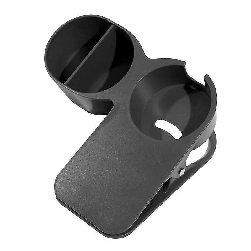 Space-saving Cup Holder Clip with Storage Case ABS Table Desk Bottle Stand Clamp Office Storage
