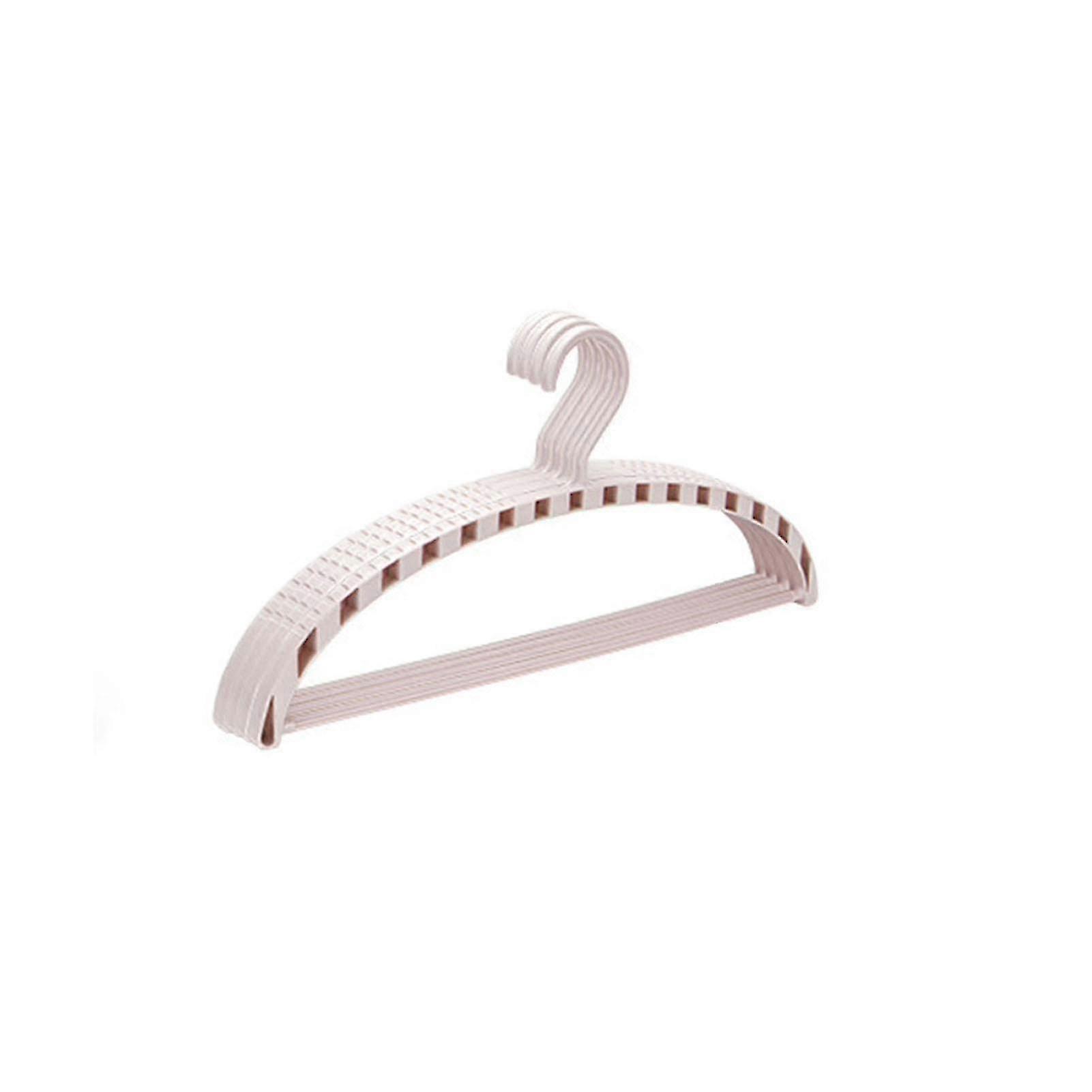 8pcs Suit Hanger High-quality Solid Plastic Hanger Traceless For Home Clothes-5 I