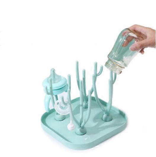 Baby Bottle Drying Rack with Tray, High Capacity Bottle Dryer Holder