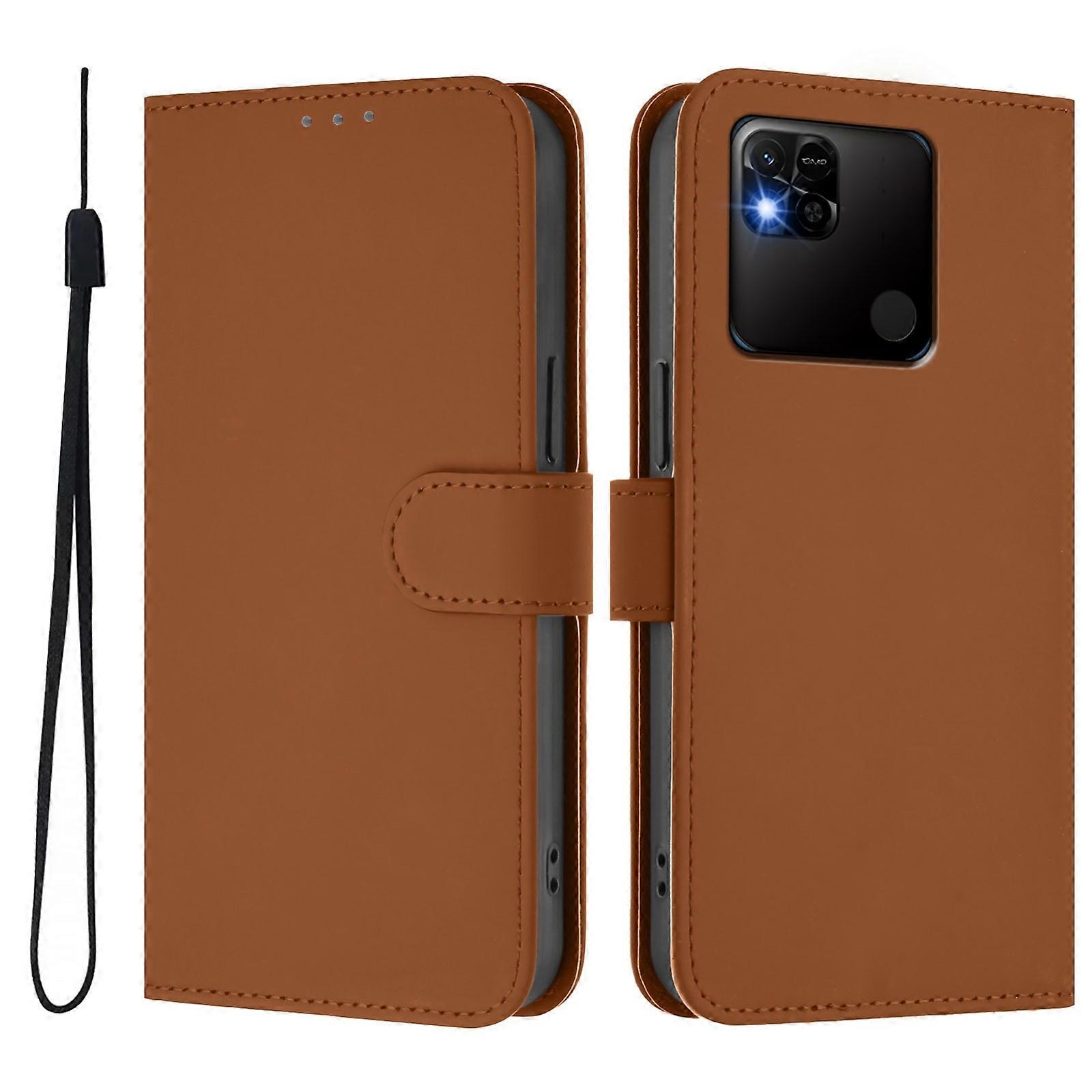 Solid Color PU Case For Redmi 10A