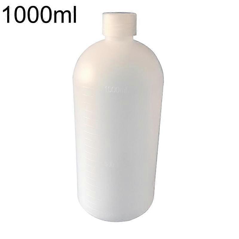 1000ml Cylinder Clear Plastic Chemical Storage Reagent Bottle Case Container JIKAIX