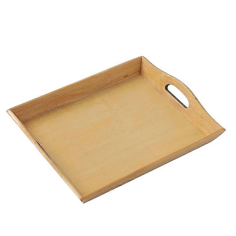 Retro in legno rettangolare vassoio da portata frutta cibo spuntino piatto forniture da cucina JIKAIX
