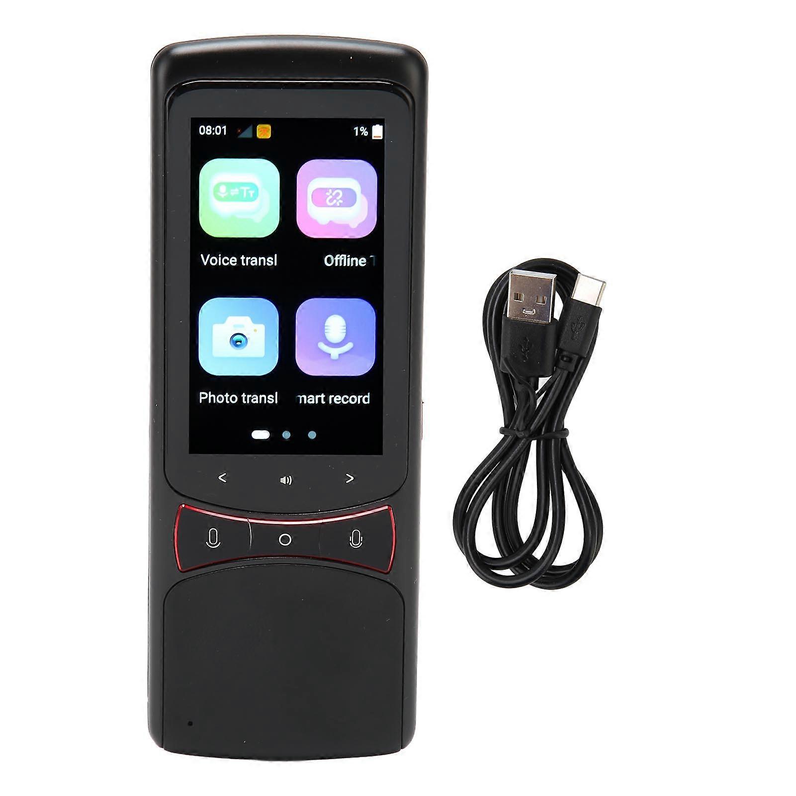 Portable Translator Device Support WiFi 2 Way 134 Languages 1GB And 8GB 3.1in Touch Screen Smart Translator for Travel