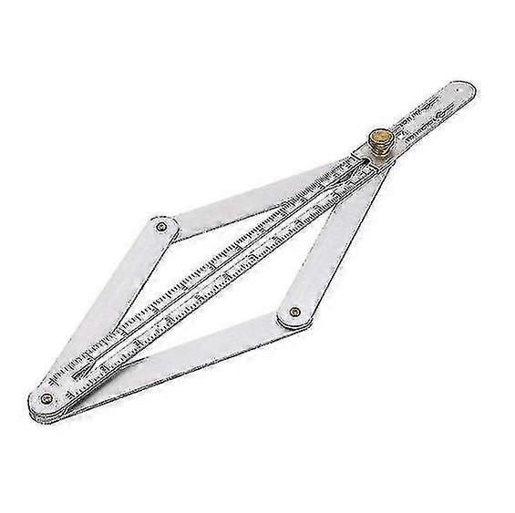 Ruler ，Zk-bevel And Protractor, Bevel Measuring Ruler Woodworking Multi-angle Measuring Tool