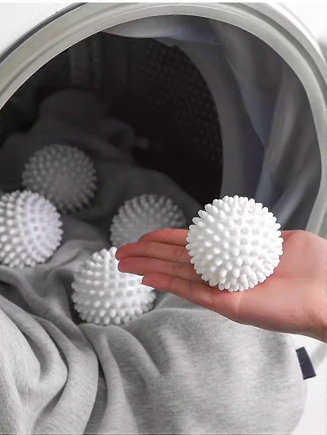 TPR Anti Winding Laundry Ball Circular Pure White Magic Cleaning Drum Washing Machine For Dirt Remov