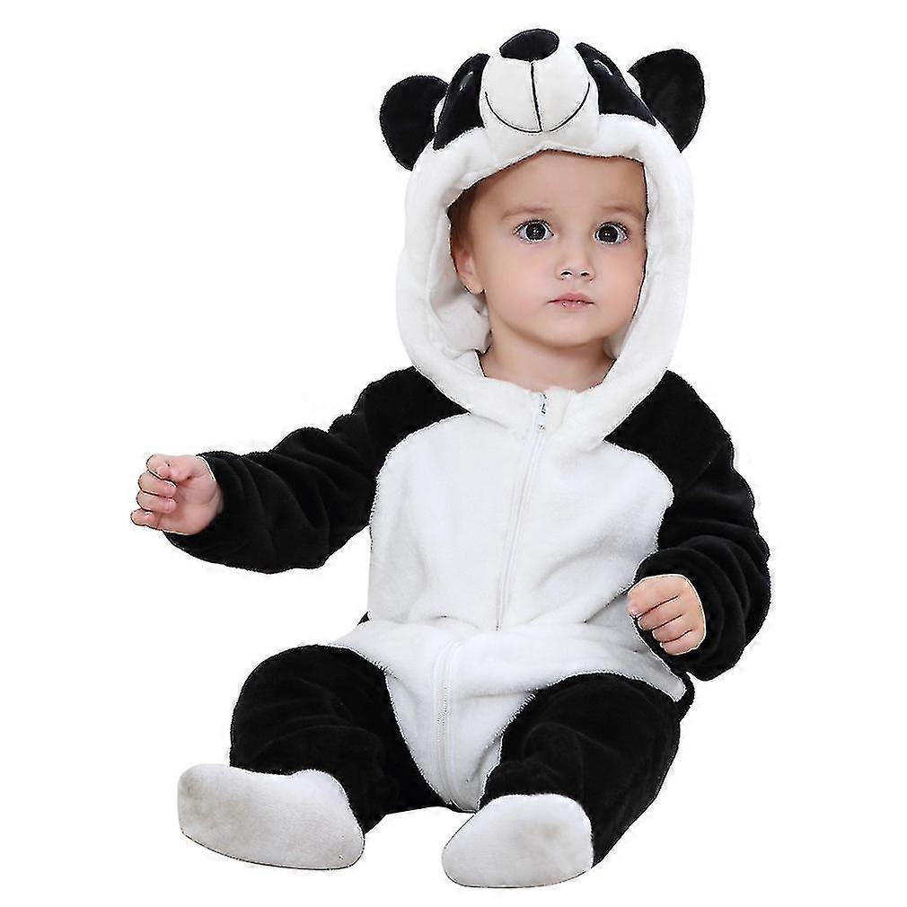 Panda Pattern Flannel Pajama For Kid's