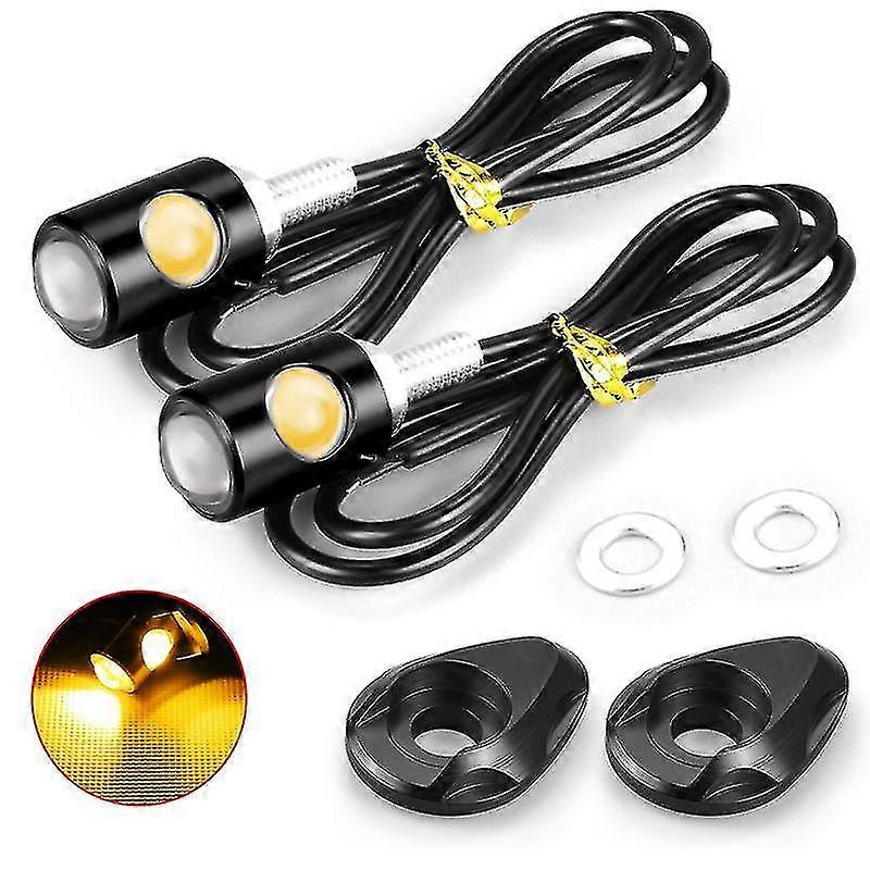 Motocykl Led Mini Kierunkowskaz Cnc Eagle Eye Shape Kierunkowskazy Codzienne światło do jazdy Numer Tablica rejestracyjna Tylne światła hamowania S202412274263