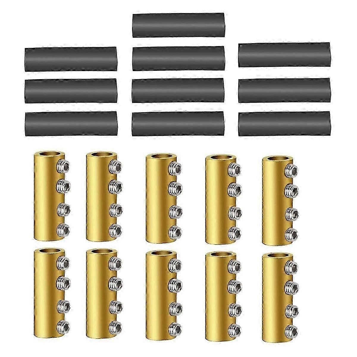 10pcs 6 AWG Gauge Wire Connector Nut Kit,80A Quick Wiring Connection Terminal, Splicing Quick Wirin