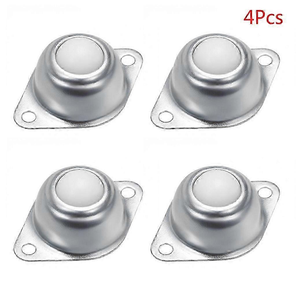 4 stk universell nylon rulle kule overføring lager hjul rund okse hjul lykkelig H