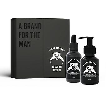 Giftset Baardaap Baard Kit Zoethout