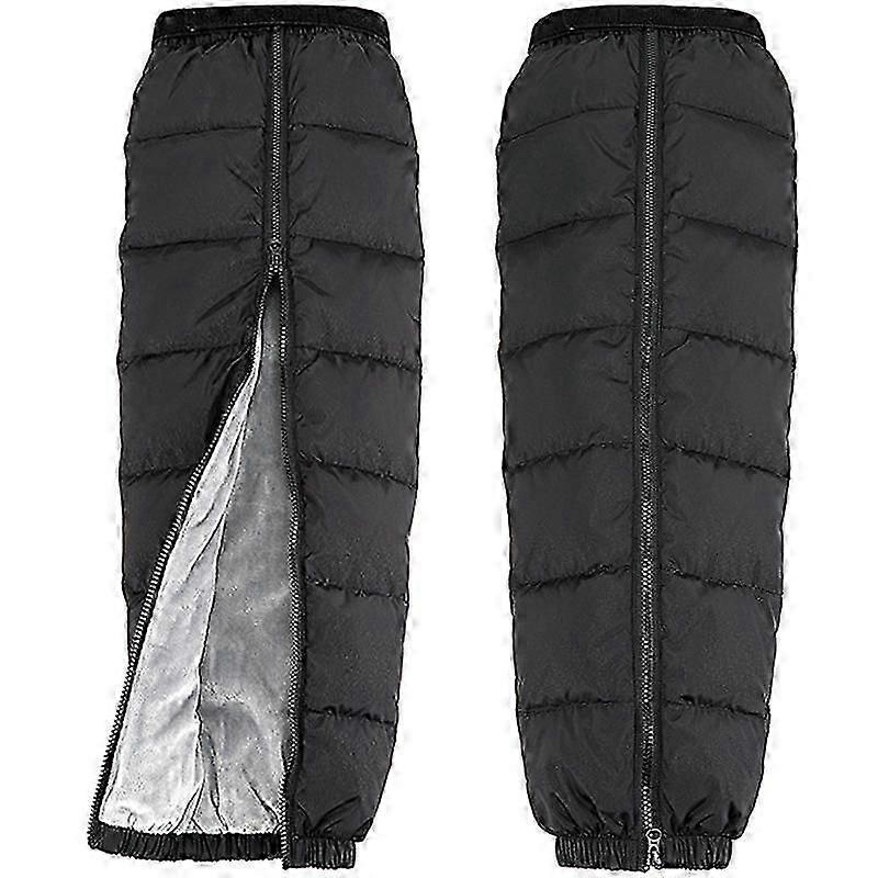 Thickened knee pads are windproof and cold-proof, motorcycle leggings, keep warm while riding in the wind in winter