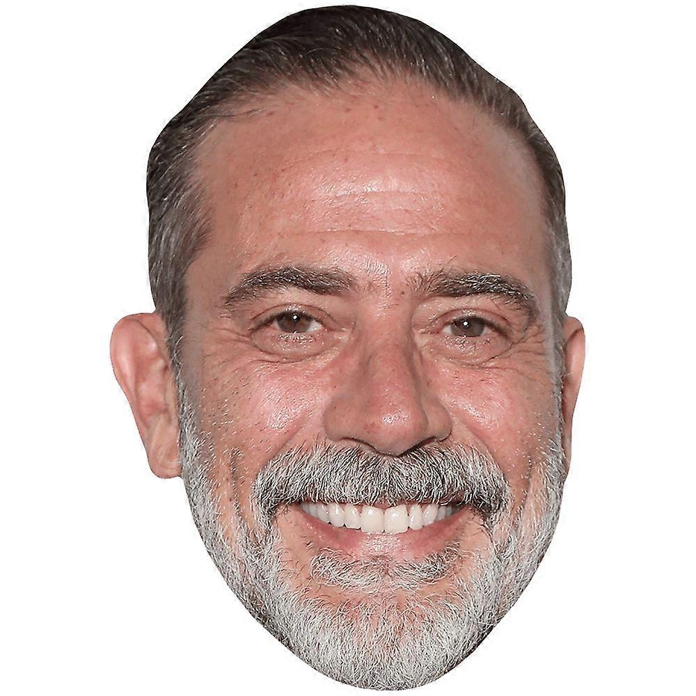 Jeffrey Dean Morgan (Smile) Celebrity Mask, Flat Card Face