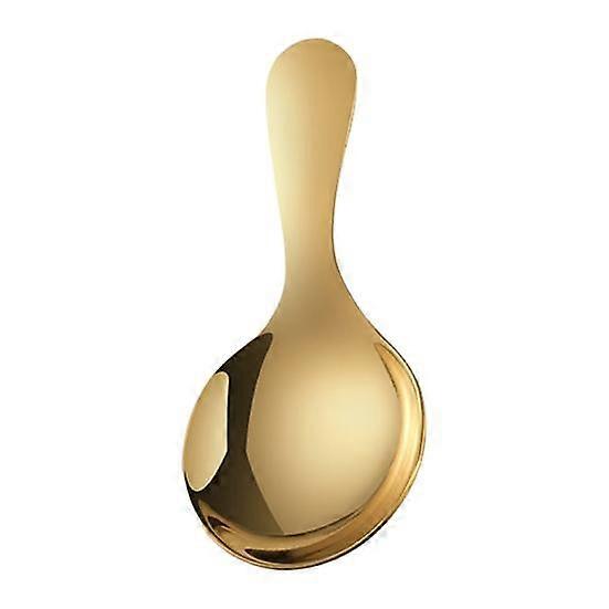 Tea Spoon Polished Surface Practical Reusable Practical Stainless Steel Coffee Scoop