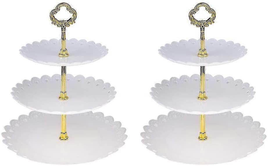 Supporto per torta a 3 livelli (nero)