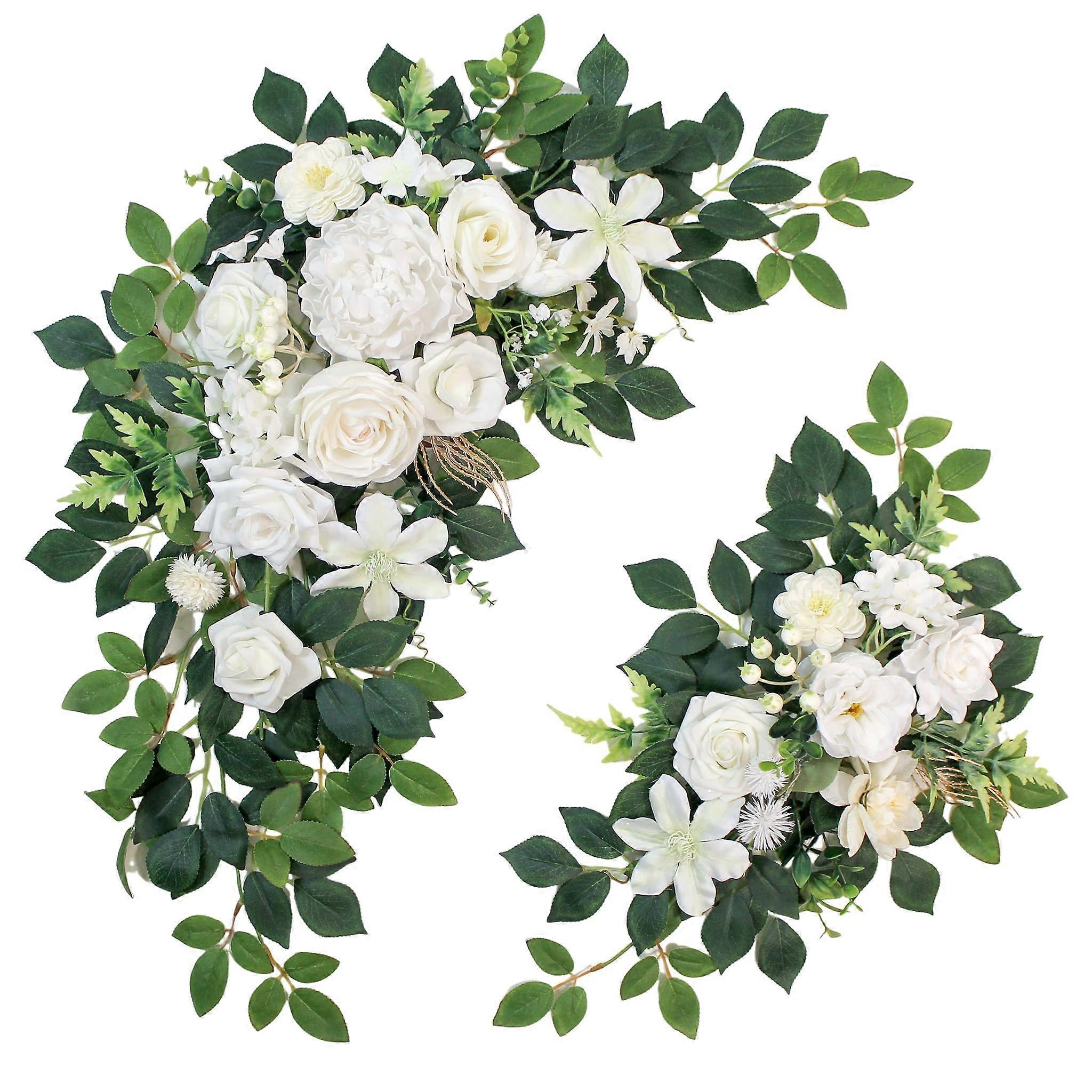 Two-pack wisteria artificial flowers, suitable for wedding arch and aisle arrangement