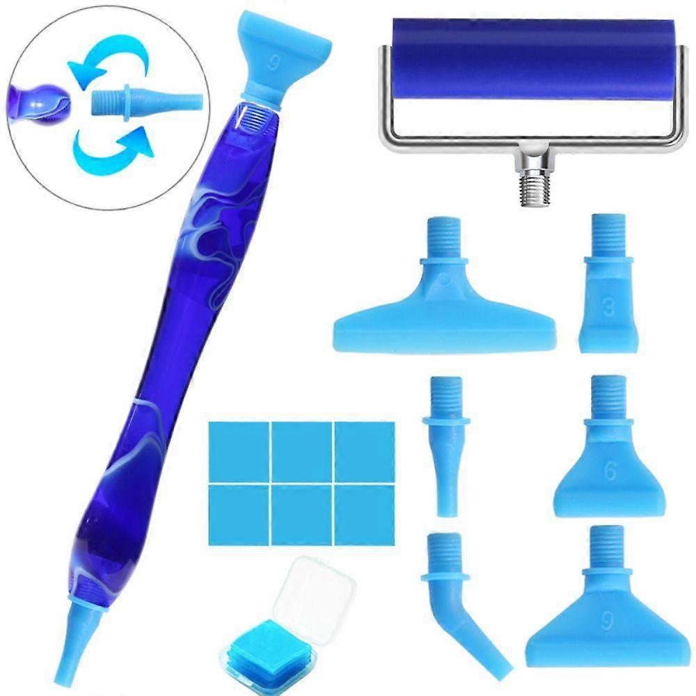 Diamond Cross Stitch Glue Clay Plastic Heads Resin Diamond Painting Pen Point Drill Pens Resin Pen