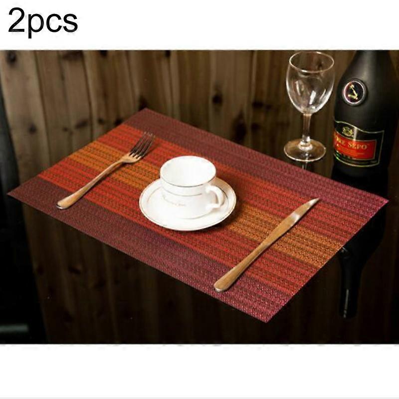 2 PCS Home Table Cup Mat Creative Decor Coffee Drink Placemat Tableware, Size: 45x30cm