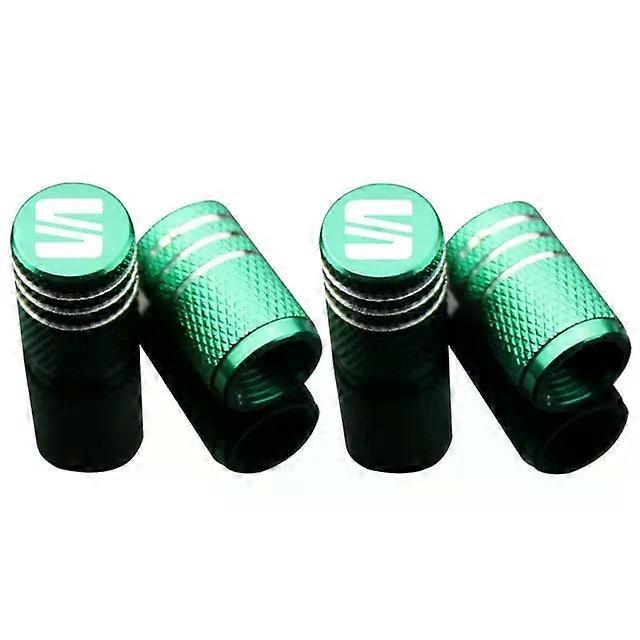 4pcs/Set Car metal Wheel Tire Air Valve Core Caps for Seat Leon 5f Ibiza 6l 6j Leon 1p Cushion Altea Xl Leon Mk3 Ibiza fr Arona MAXP