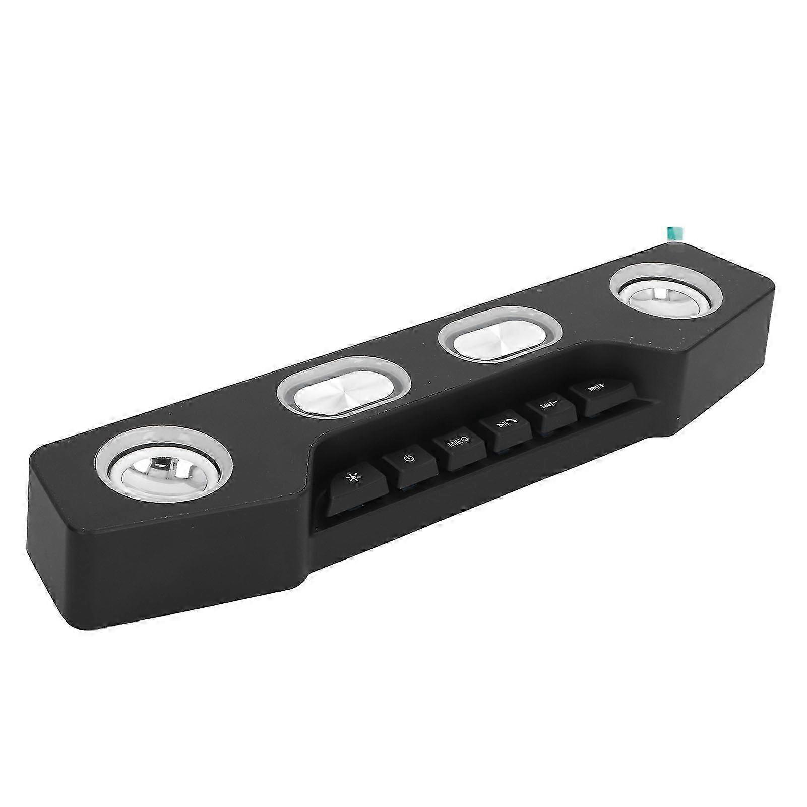 Computer Bluetooth Lautsprecher USB Powered Colorful RGB Desktop Wireless Lautsprecher für Laptop-Handys f26