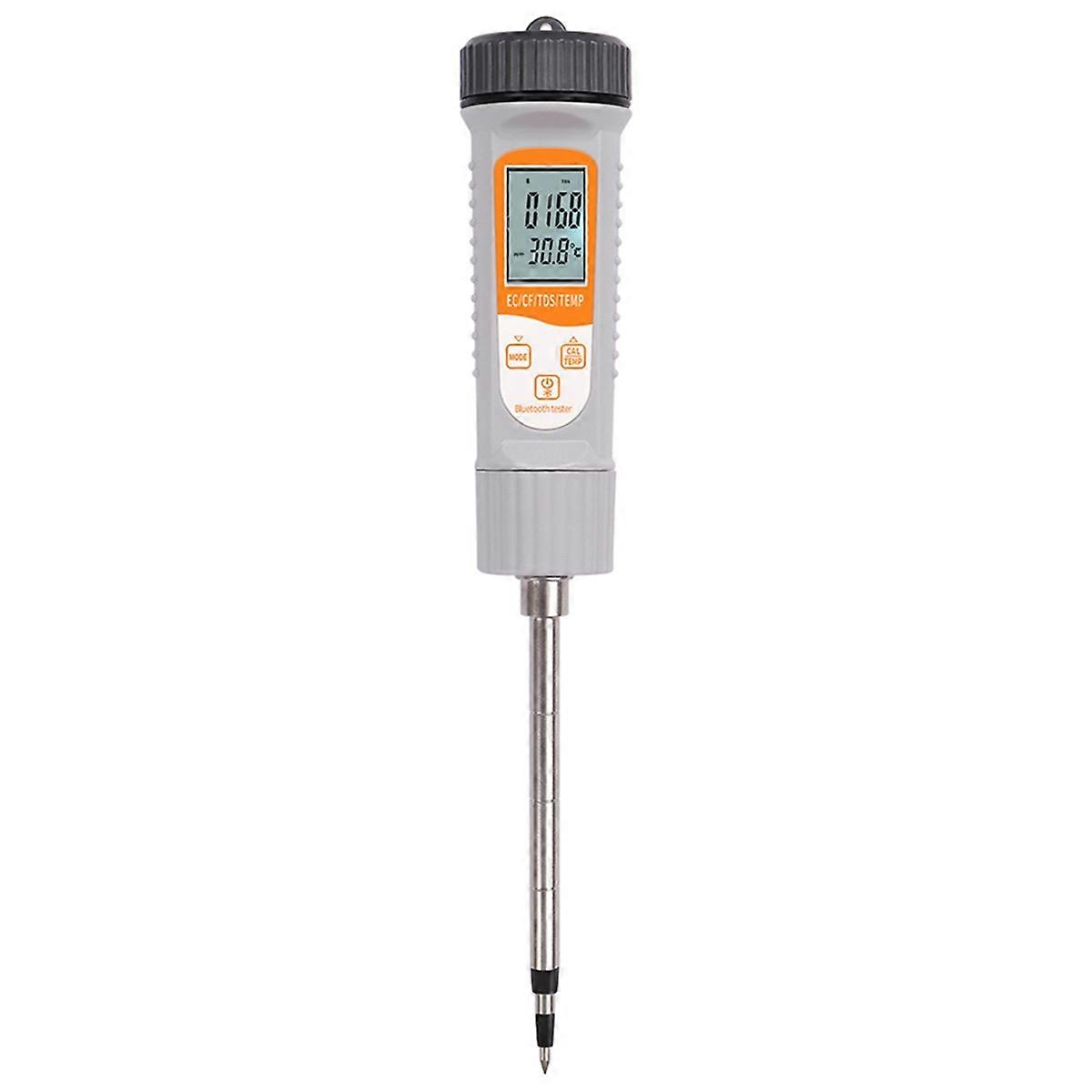 Smart Tuya Soil EC Meter Bluetooth Bodenleitfähigkeitstester Temperatur TDS / Analysator für Hydroponi