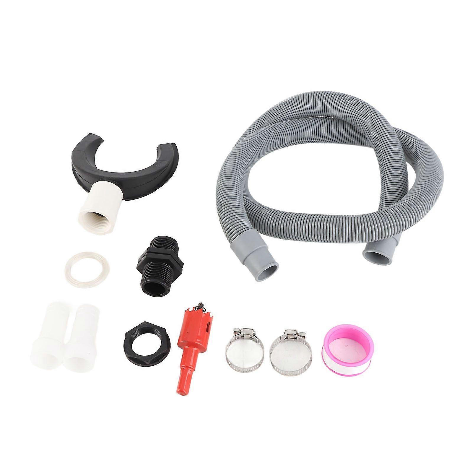 Round Rain Collector Downpipe Hose Collector Easy Installation Rainwater Collection System Rain Collector Diverter for Roof 100mm / 3.9in