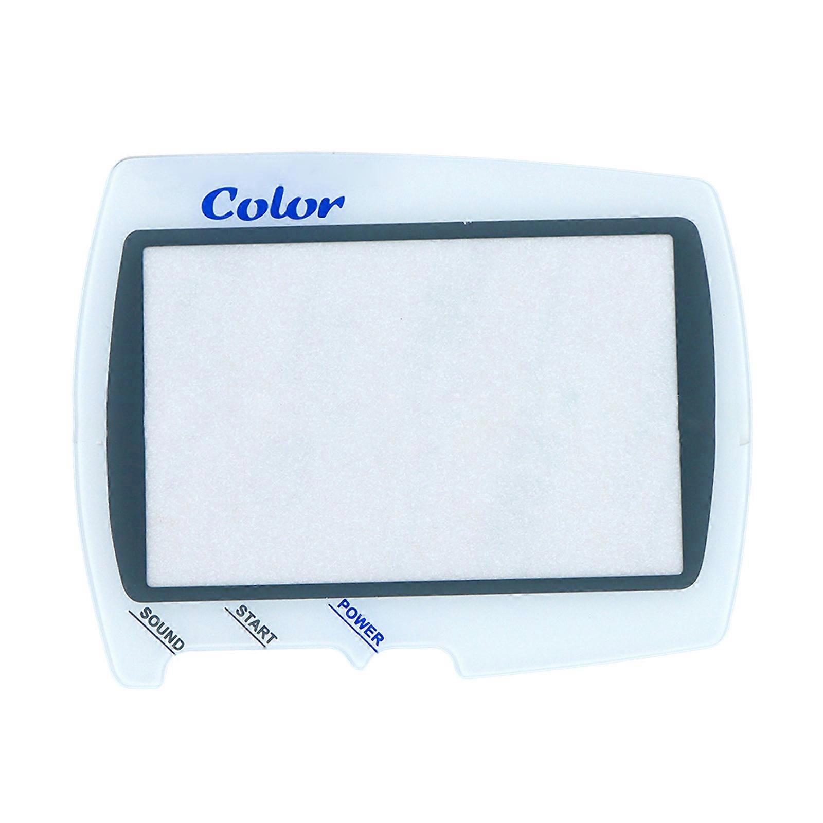 Replacement Glass Screen Panel Easy Assembly LCD Panel Spare Part for WSC Handheld Game Player Repair  White