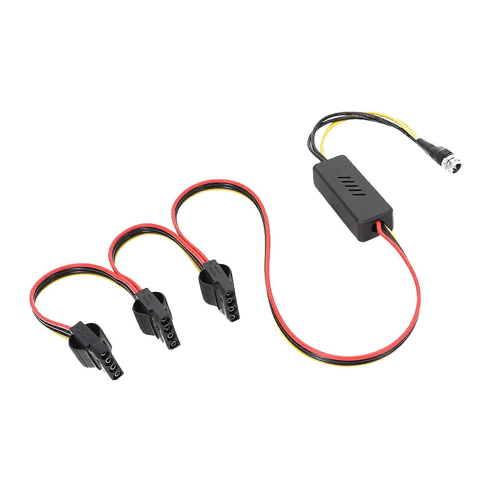 5525 To Molex 4Pin Hard Drive Graphics Card Power Cord Adapter Conversion Cable 12V To 5V Hard Disk Power Supply Cord Multicolor