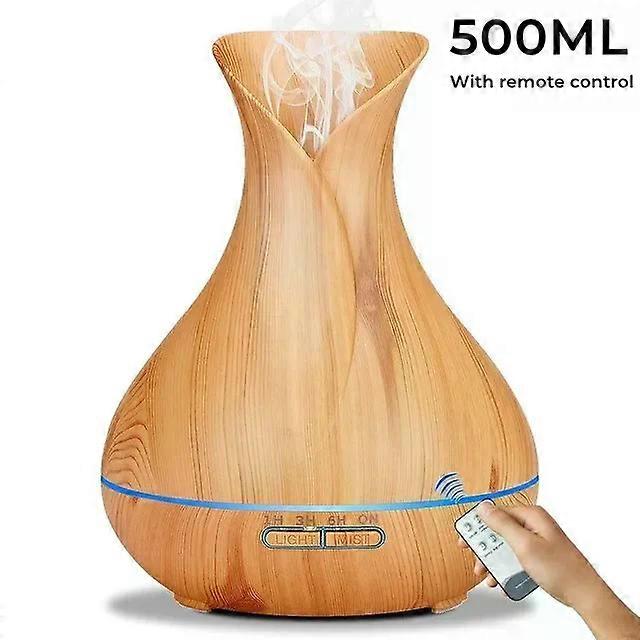 500Ml Ultrasonic Remote Control Air Humidifier Essential Oil Aroma Diffuser Lamp Aroma Mist Maker For Bedroom Home