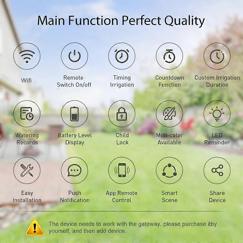 Sprinkler Timer Single Outlet Automatic Watering System Irrigation Timer with Universal 3/4 inch Pip
