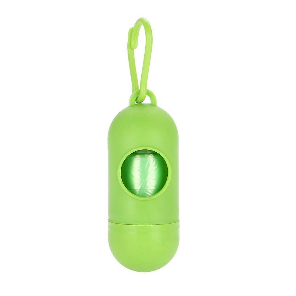 Dog Poop Bag Dispenser Set - 15 Capsule-Shaped Waste Bags for Pets - Portable, Compact, Eco-Friendly Dog Waste Solution