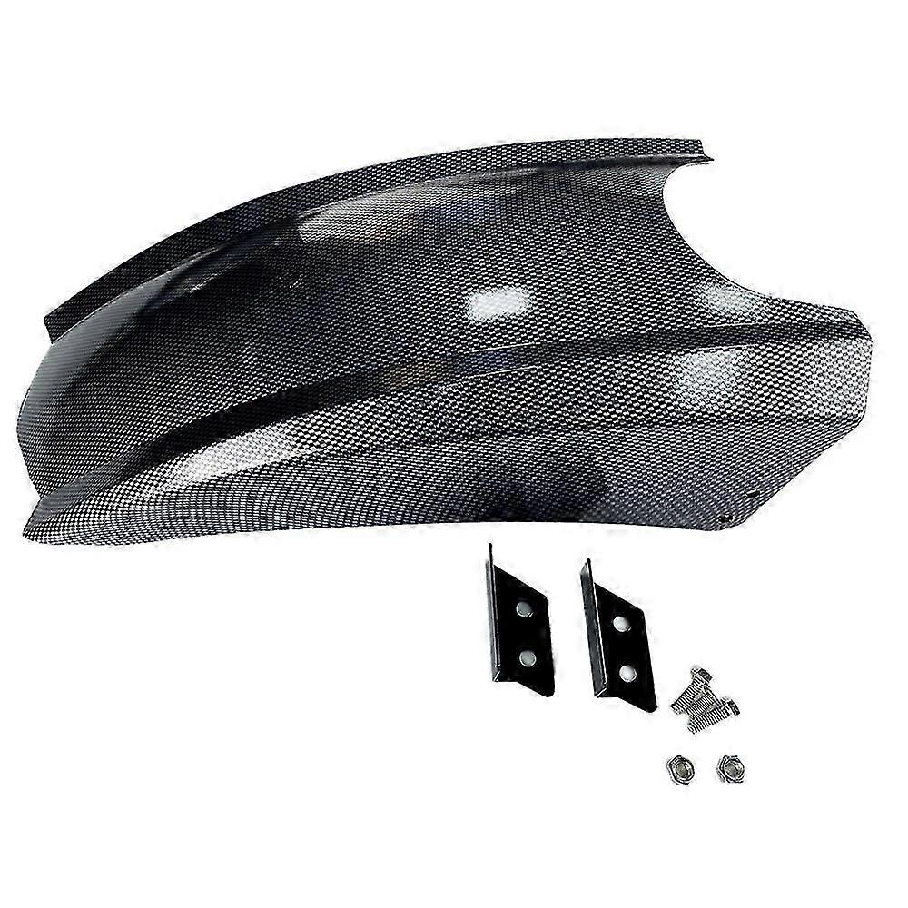 Motorcycle Rear Mudguard Hugger Splash Guard for Y15ZR LC150 Carbon fiber pattern
