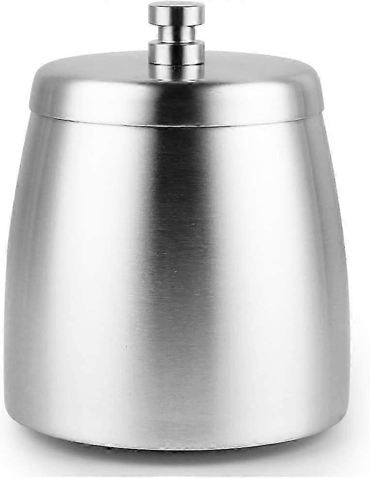 Ashtray, Stainless Steel Ashtray with Lid, Elegant Design for Indoor and Outdoor Use