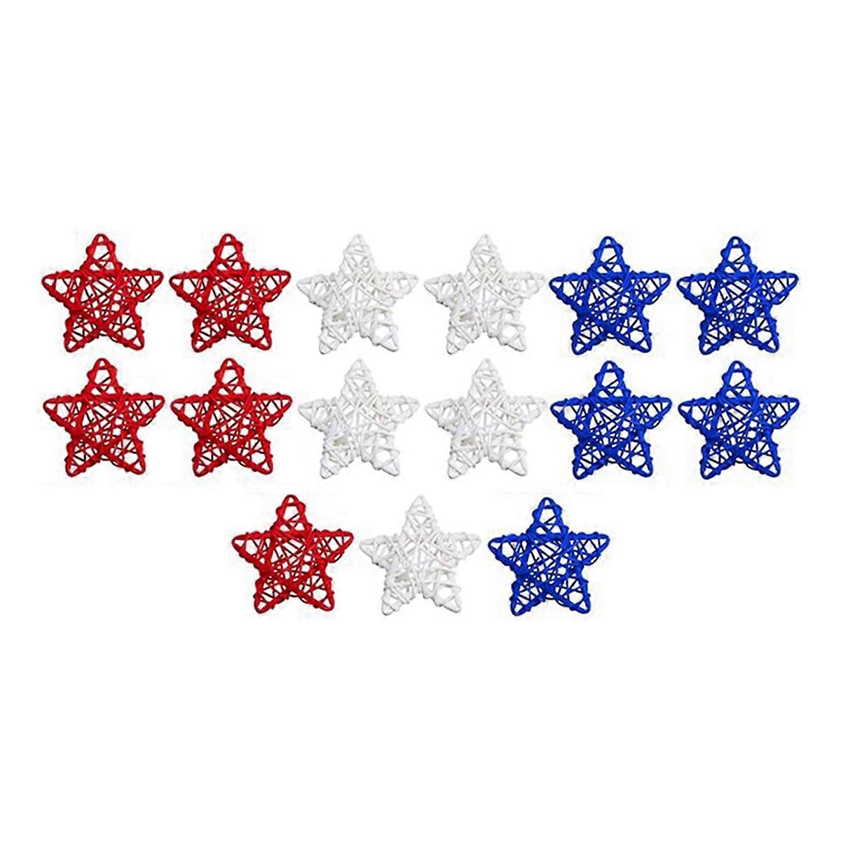 Decorative Balls Rattan Decoration for Independence Day Home Decor B